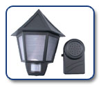 Motion Activated Security Light with Chime or Barking Dog